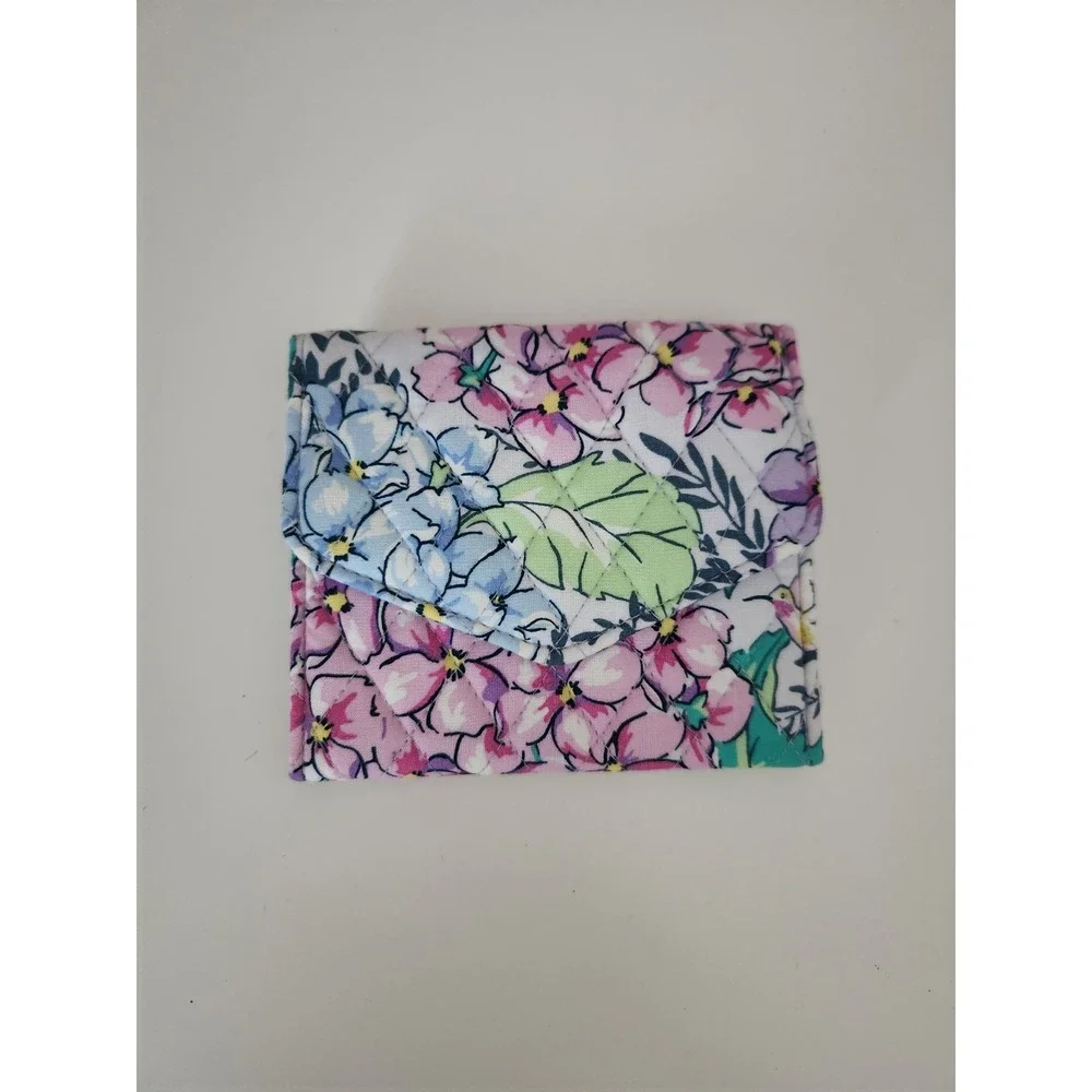 Vera Bradley Womens Floral Wallet‎ Tri fold ID Window Snap Closure Bill Compart. - Picture 3 of 6